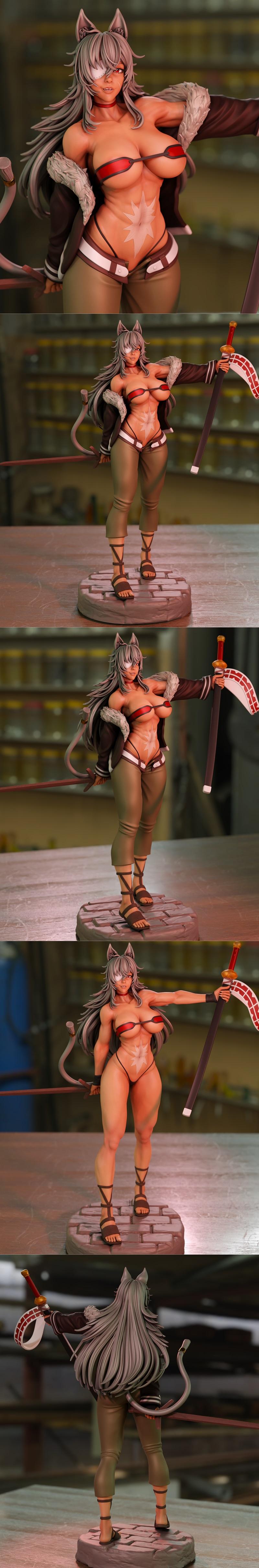 3D打印模型：《咒术回战》吉斯莱娜·德多利亚|3DMomoji – Ghislaine Dedoldia – Mushoku Tensei – 3D Print Model STL