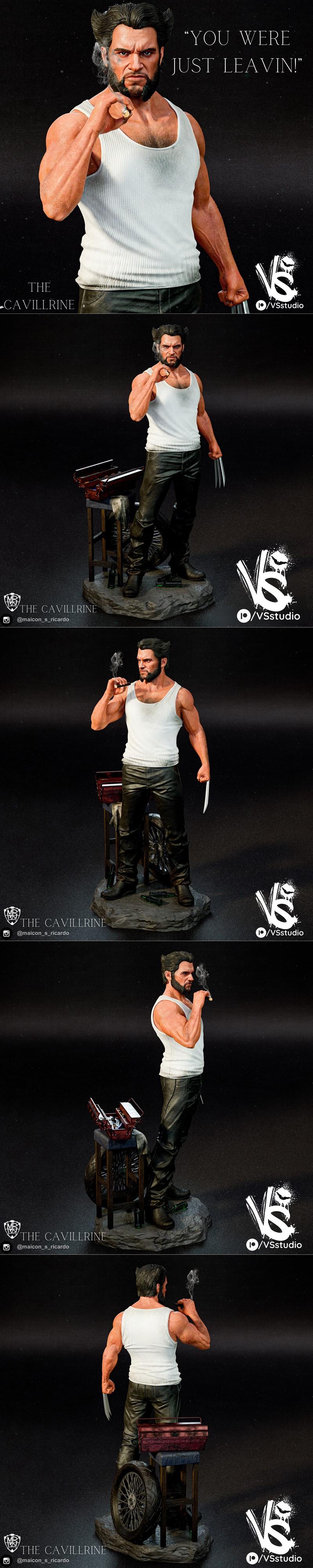 VSstudio - 狮子王 - 霍比特人 3D打印模型|VSstudio – Wolverine- Henry Cavill – 3D Print Model STL