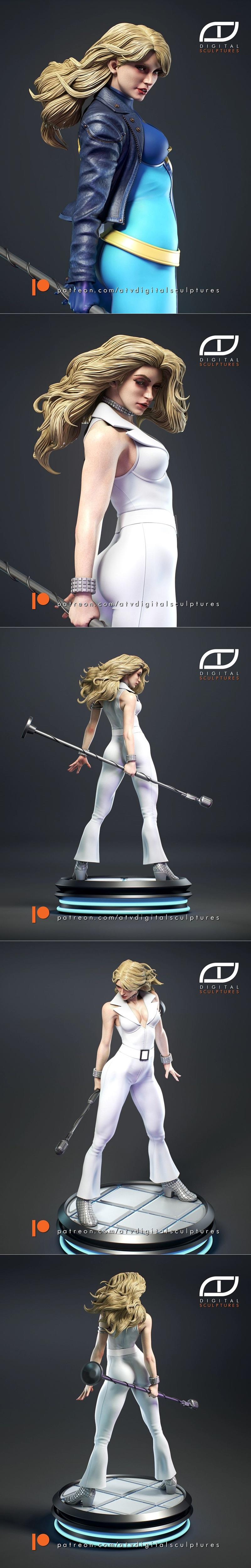 ATV数字雕塑 Dazzler 3D打印模型|ATV Digital Sculptures – Dazzler – 3D Print Model STL