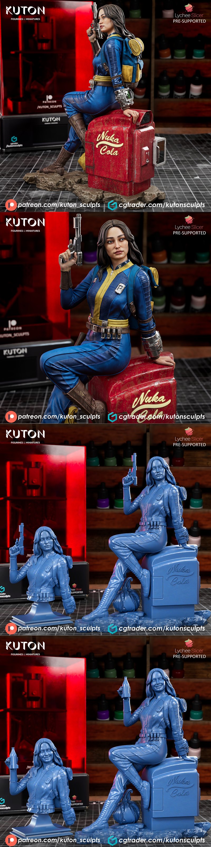 Kuton Figurines – Lucy MacLean – 3D Print Model STL