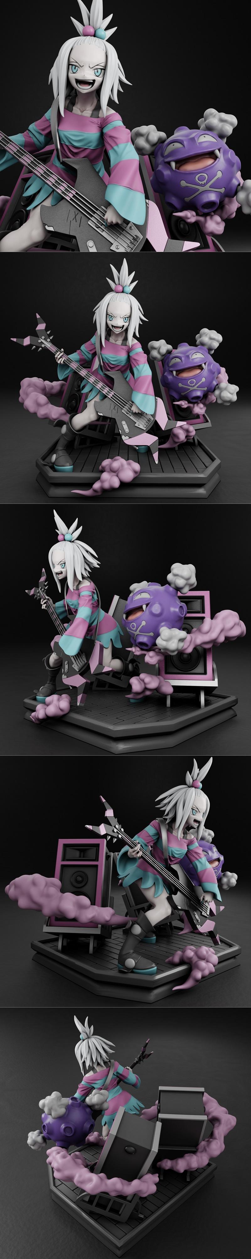 Gr8 Studio - 罗克希 - 3D打印模型|Gr8 Studio – Roxie – 3D Print Model STL