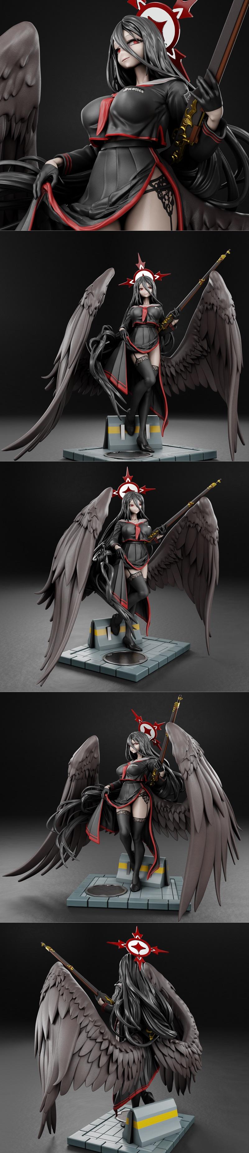 Gr8 Studio - 三丽鸥汉仓有希 3D打印模型|Gr8 Studio – Hanekawa Hasumi – 3D Print Model STL