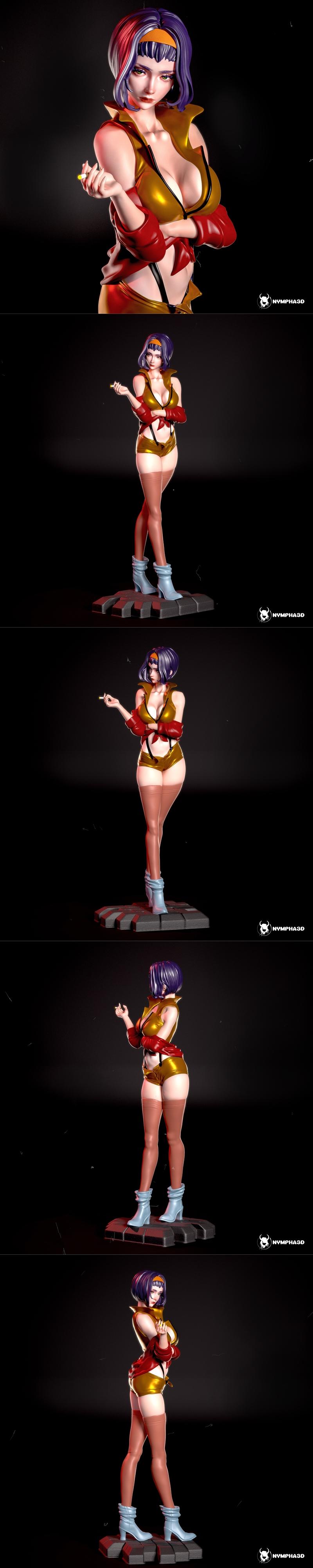 Nympha - Faye Valentine 3D打印模型|Nympha – Faye Valentine – 3D Print Model STL