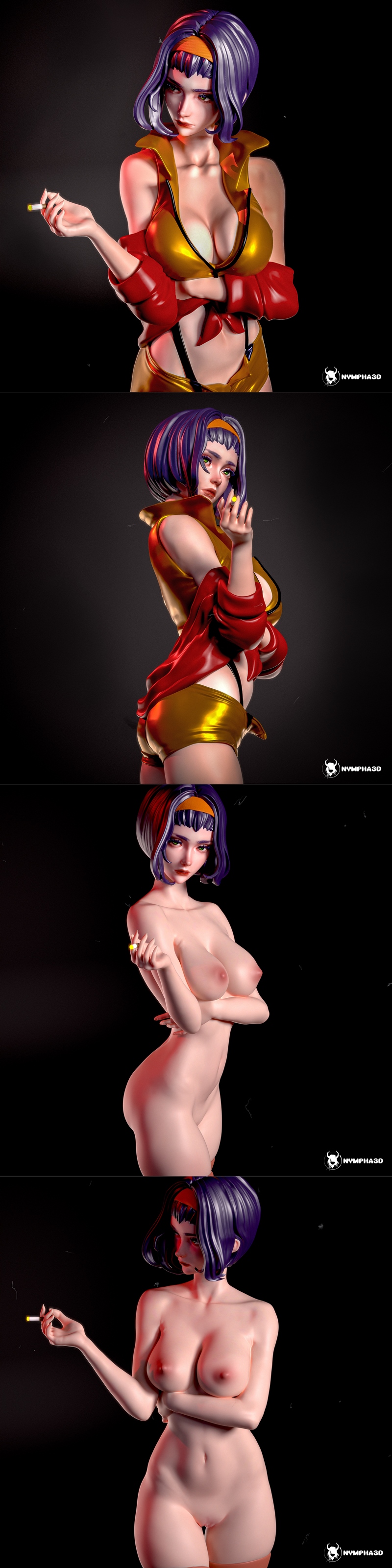 Nympha - Faye Valentine 3D打印模型|Nympha – Faye Valentine – 3D Print Model STL