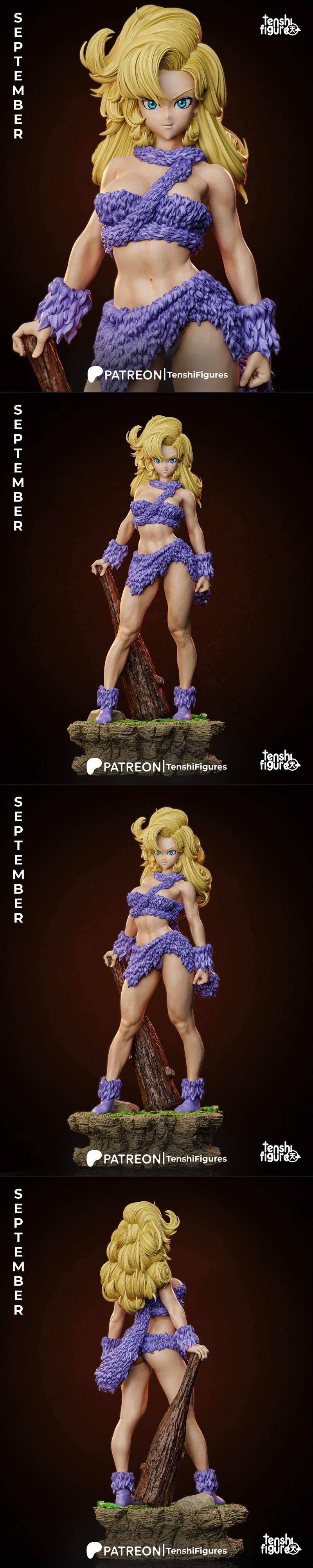 Chrono Trigger 中的 Ayla 3D打印模型|Tenshi Figures – Ayla – Chrono Trigger – 3D Print Model STL