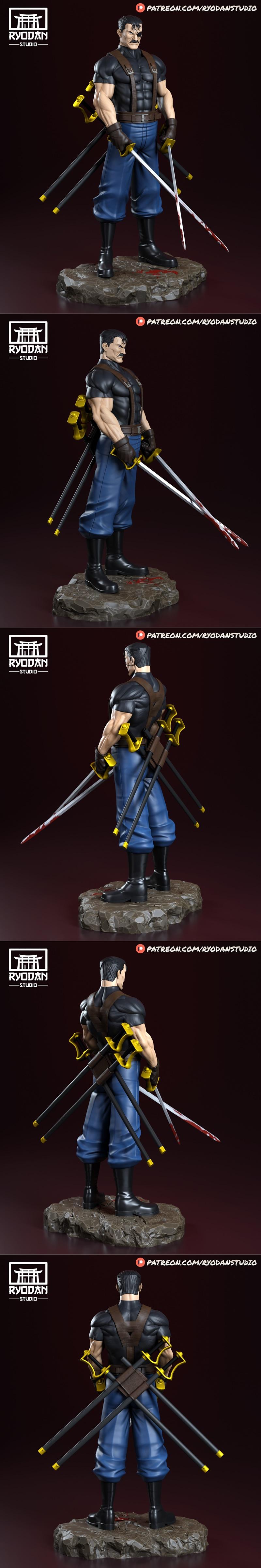 Ryodan Studio – King Bradley – Fullmetal Alchemist – 3D Print Model STL