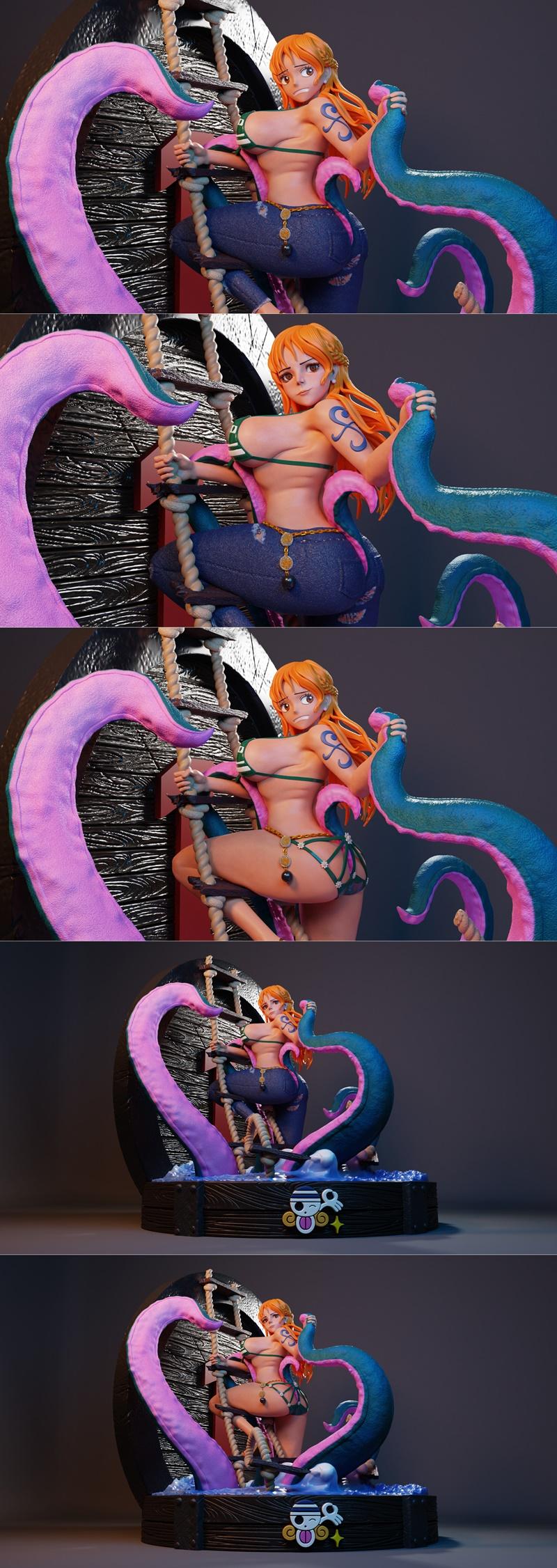 Nami - 一人之下3D打印模型|Nami – One Piece by Carlos Silva – 3D Print Model STL