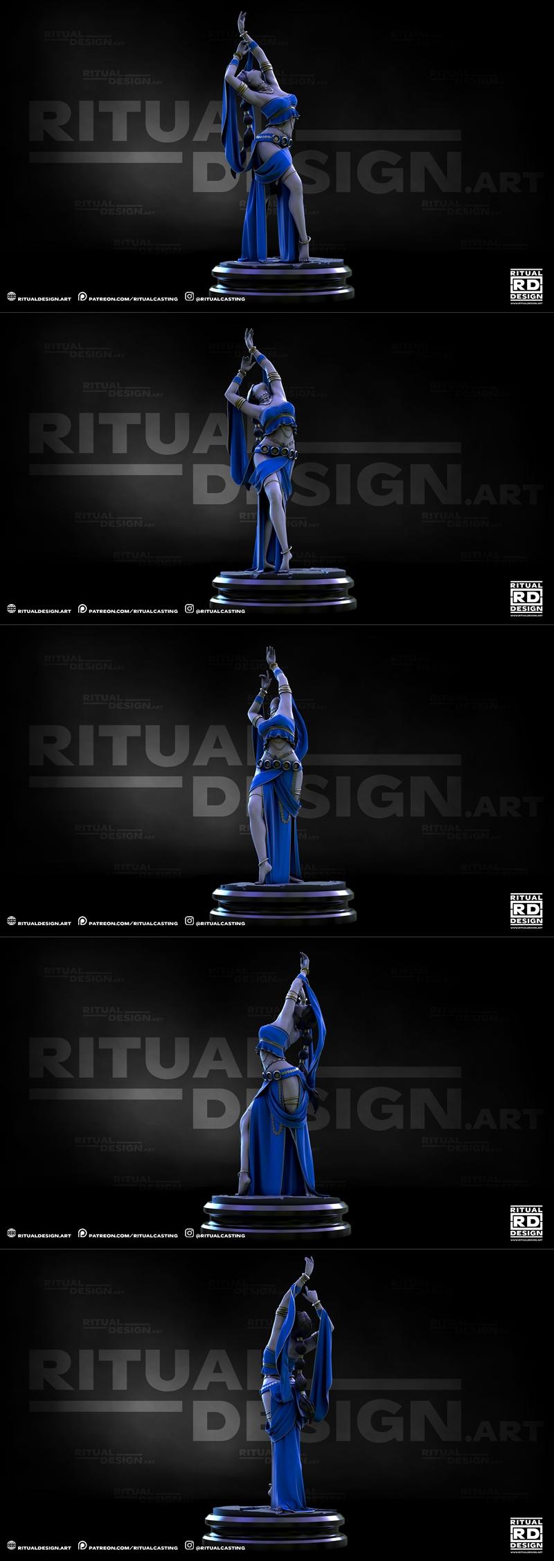 萨迪亚 3D打印模型|Ritual Casting – Saadiya – 3D Print Model STL