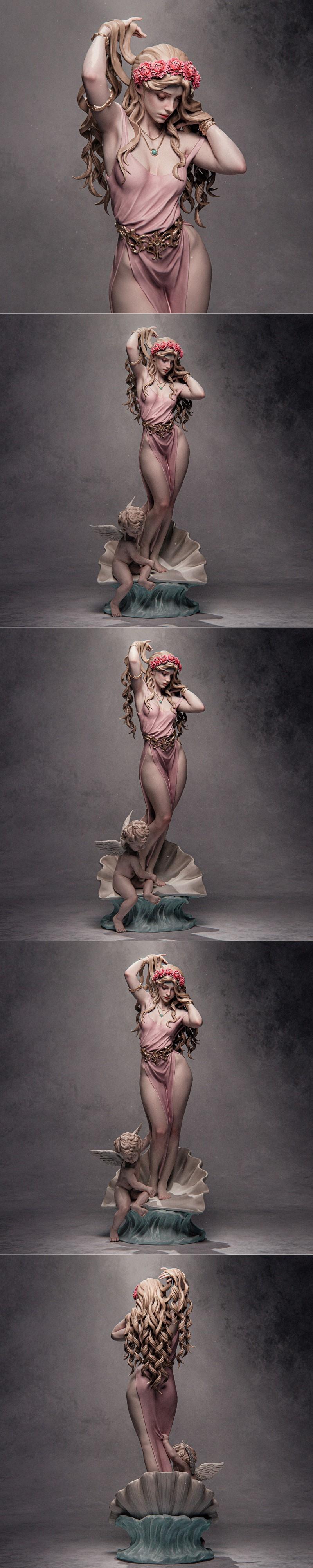 Ca 3D工作室 - 芬迪 - 3D打印模型|Ca 3d Studios – Aphrodite – 3D Print Model STL