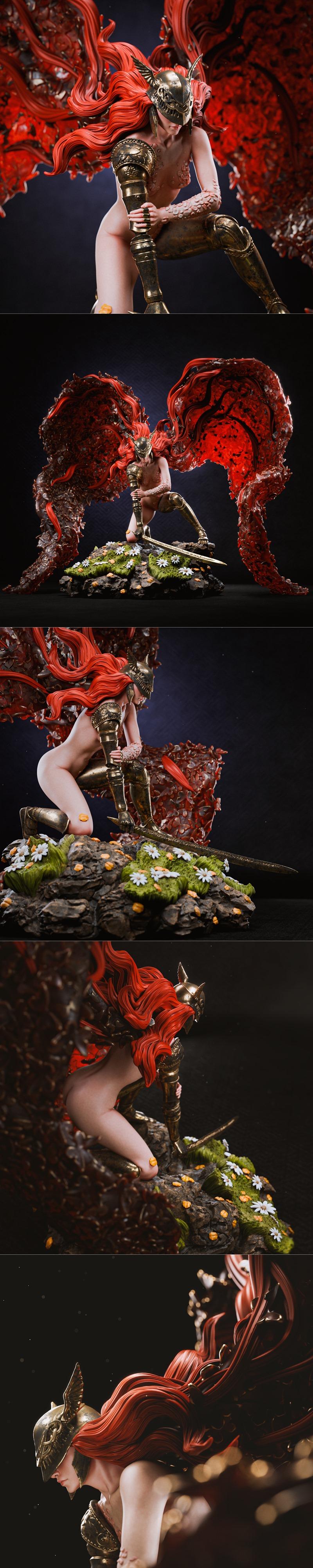 Ca 3D工作室 - 马利尼亚 - 3D打印模型|Ca 3d Studios – Malenia – 3D Print Model STL