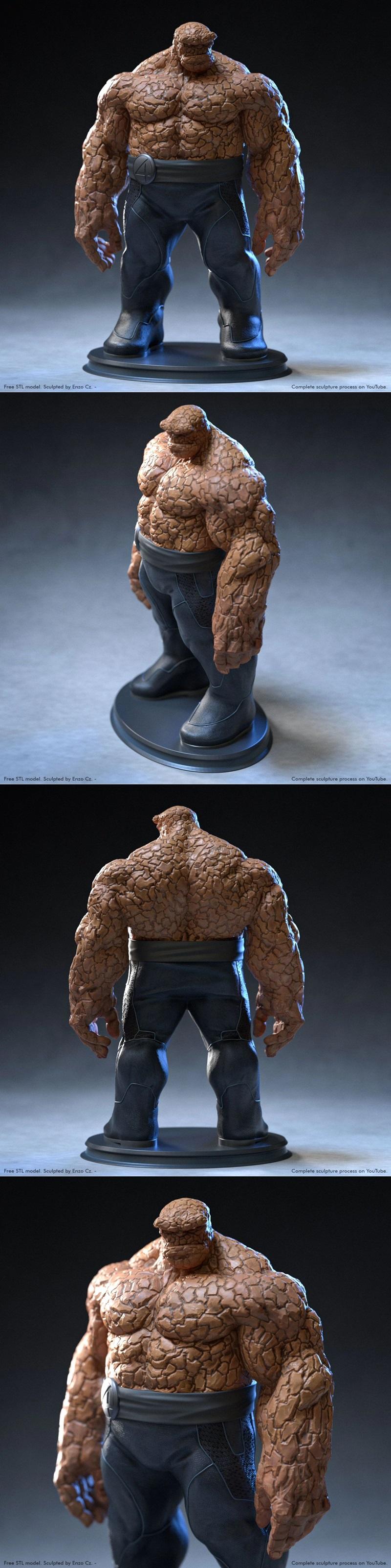 F4 3D打印模型|The Thing F4 – 3D Print Model STL