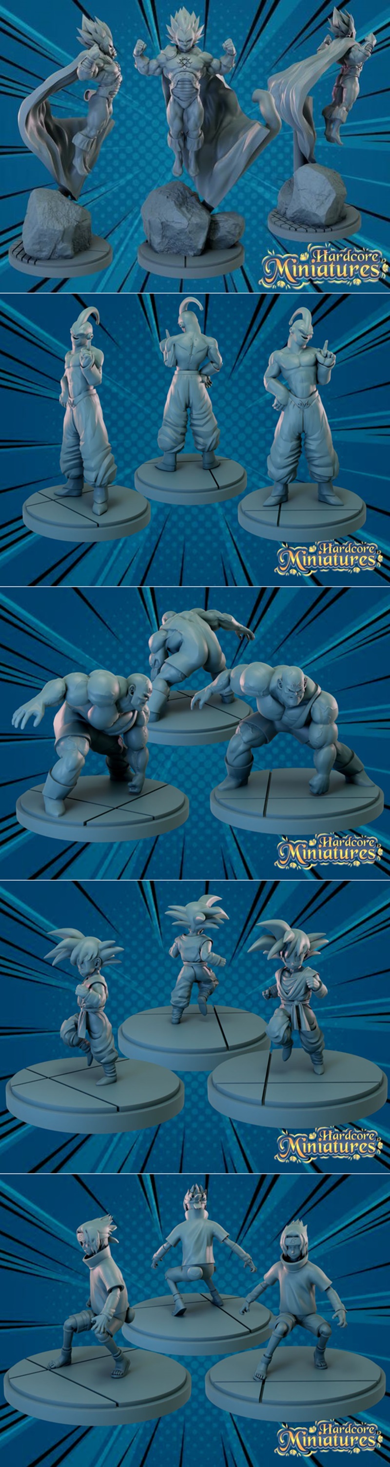 漫威危机协议 3D打印迷你模型|Hardcore Miniatures – Marvel Crisis Protocol – 3D Print Model STL