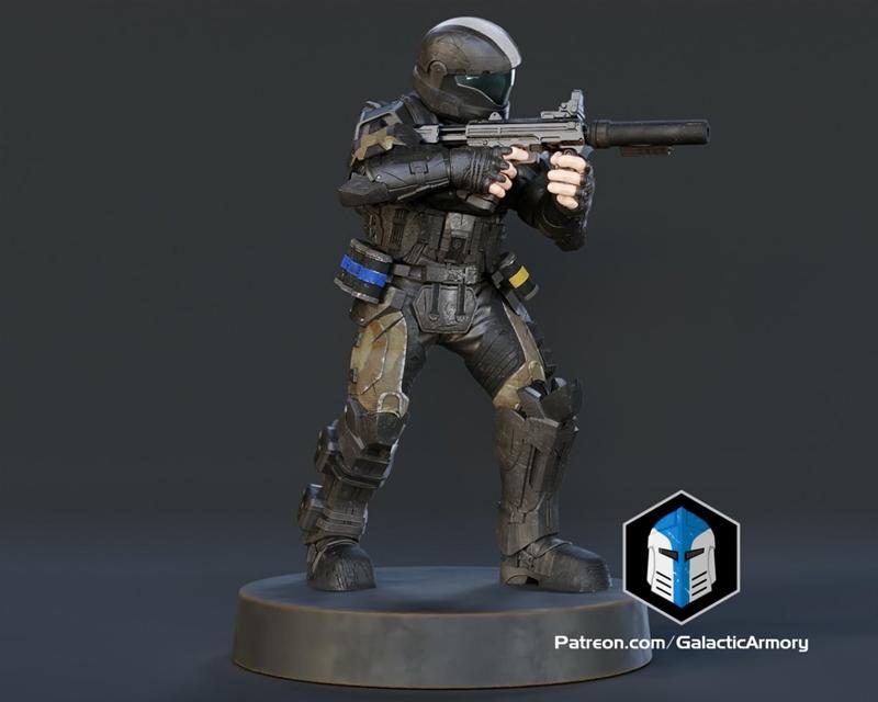 克隆人军队3D打印模型|Officer Clone Trooper Army V1 – 3D Print Model STL