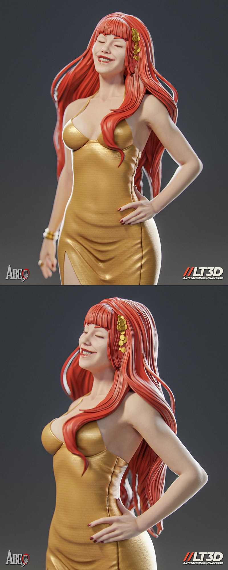 Abe3D - 玛丽珍 - 3D打印模型|Abe3D – Mary Jane – 3D Print Model STL