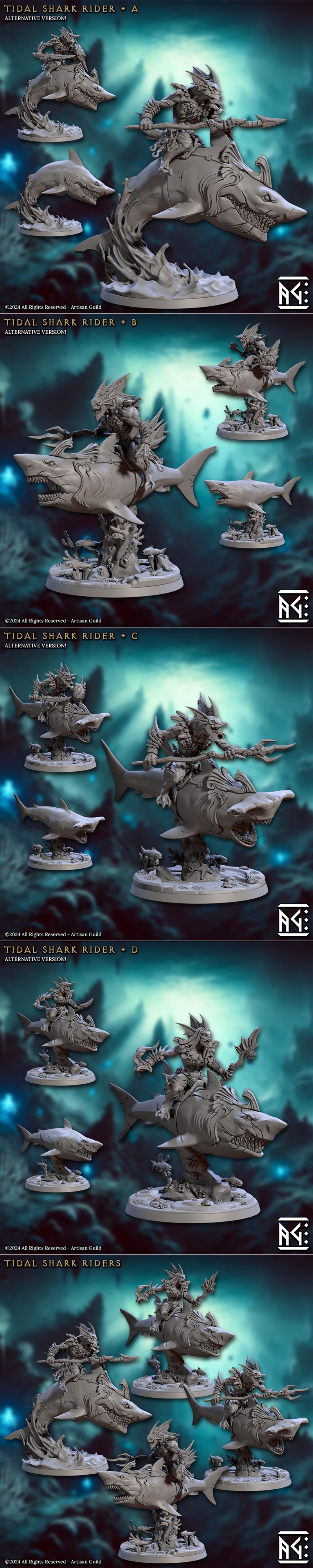 匠艺工坊2024年8月作品：3D打印模型-Stl文件|Artisan Guild August 2024 – 3D Print Model STL