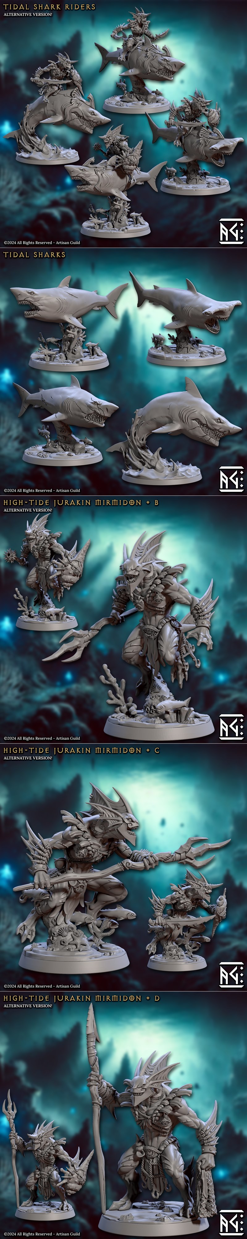 匠艺工坊2024年8月作品：3D打印模型-Stl文件|Artisan Guild August 2024 – 3D Print Model STL