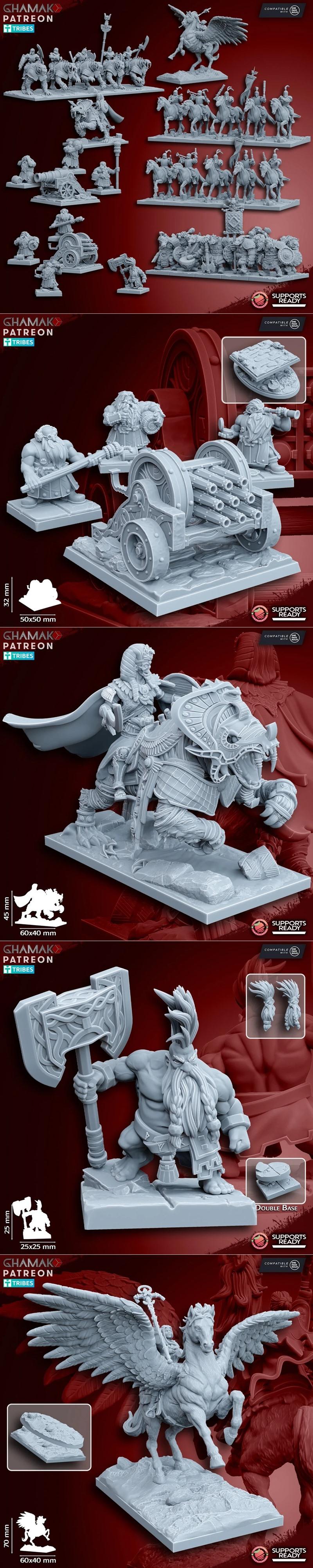 Ghamak 7月2024作品——3D打印模型STL|Ghamak July 2024 – 3D Print Model STL