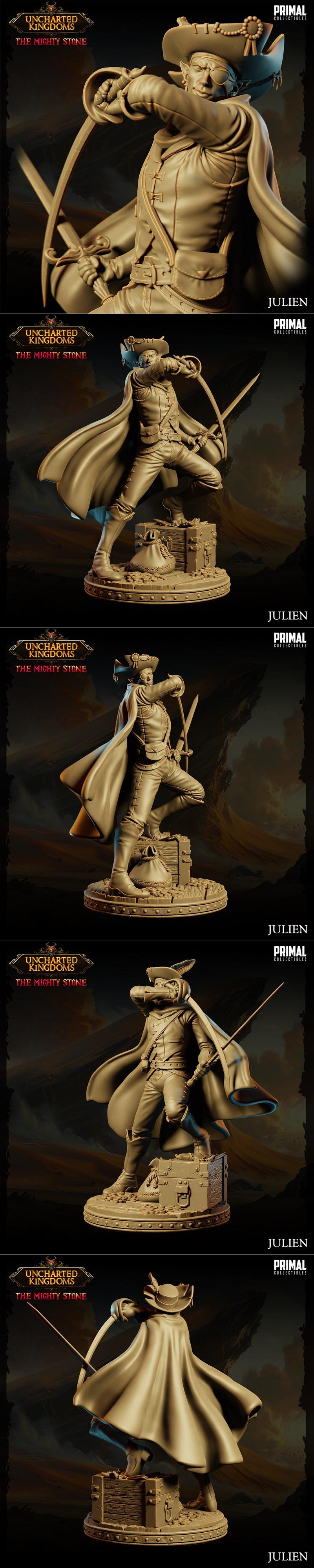 佣兵 - 约瑟林 - 3D打印模型|Mercenary – Julien – 3D Print Model STL