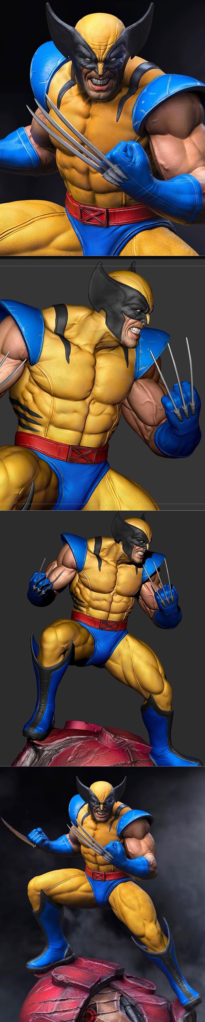 斯塔尔因·基多 3D打印模型|Stalyn Quito – Wolverine – 3D Print Model STL