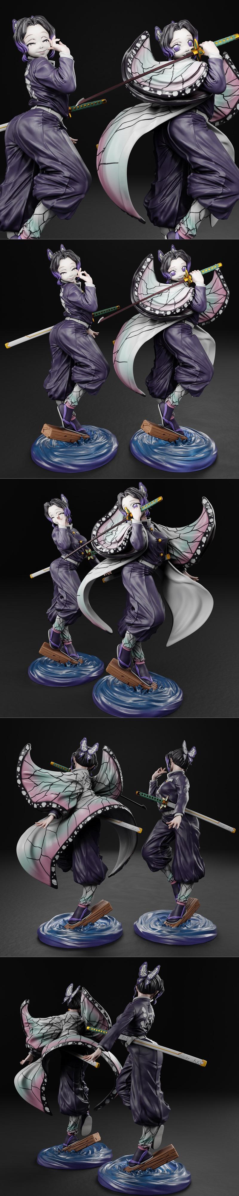 GR8 - 《咒术回战》- 神无毗桥（Shinobu Kocho）3D打印模型|GR8 – Shinobu Kocho – 3D Print Model STL