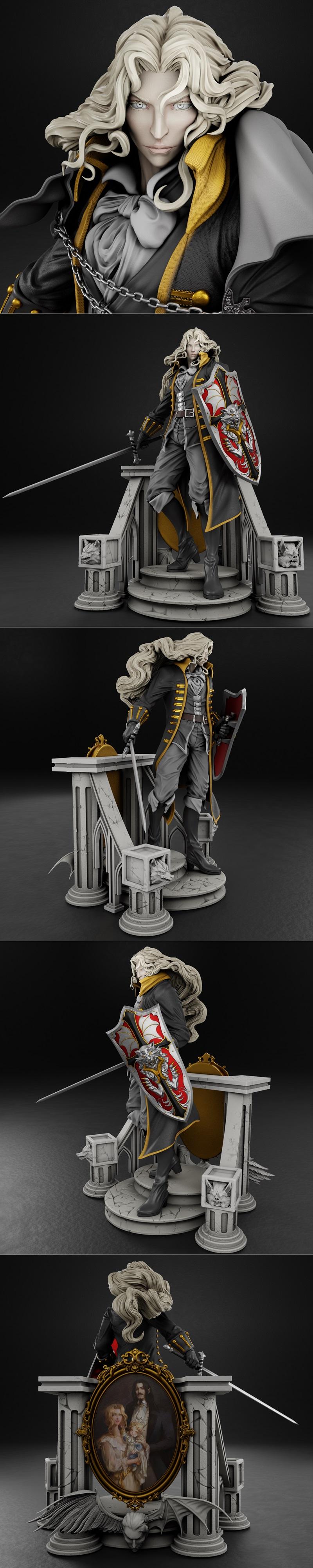 GR8 - 阿鲁卡德 - 3D打印模型|GR8 – Alucard – 3D Print Model STL