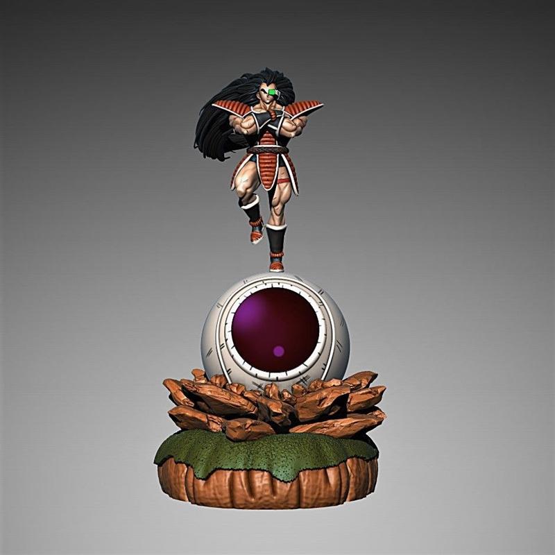 Raditz 3D打印模型|Raditz – 3D Print Model STL