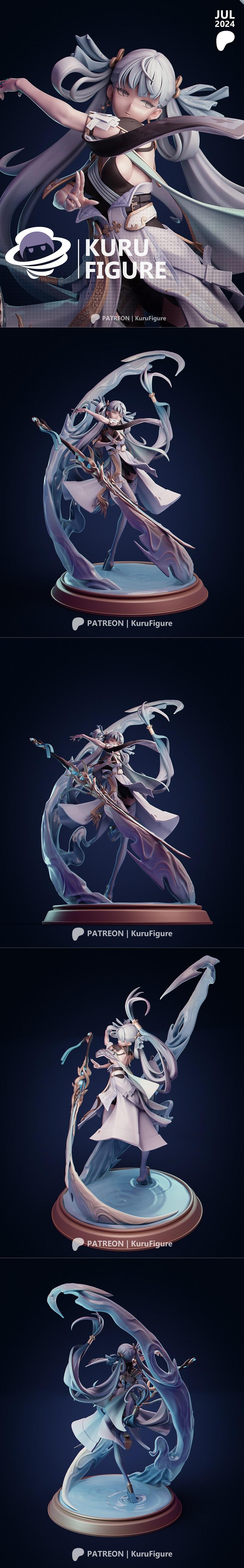 Kuru角色3D打印模型 STL|Kuru Figure – Jinhsi – 3D Print Model STL