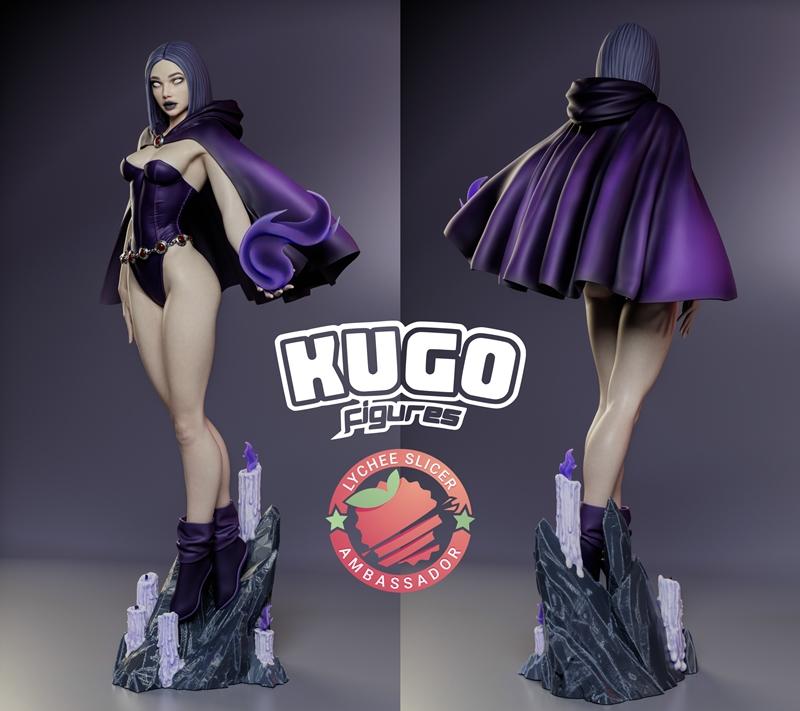 KuGo 3D打印模型：暗影之鸦 Raven|KuGo figures – Raven – 3D Print Model STL