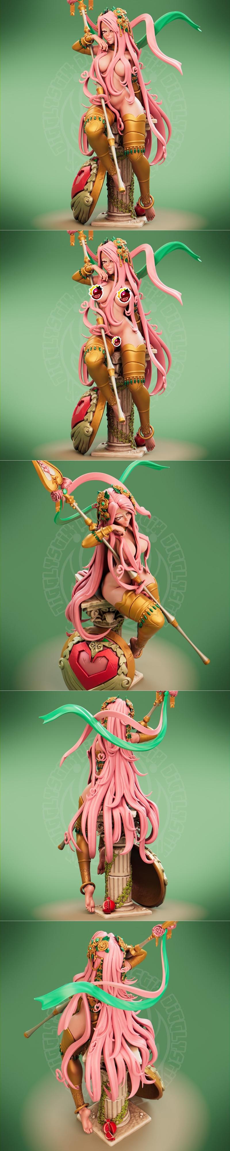 Jigglystix 女神阿佛洛狄忒 3D打印模型|Jigglystix – Aphrodite – 3D Print Model STL