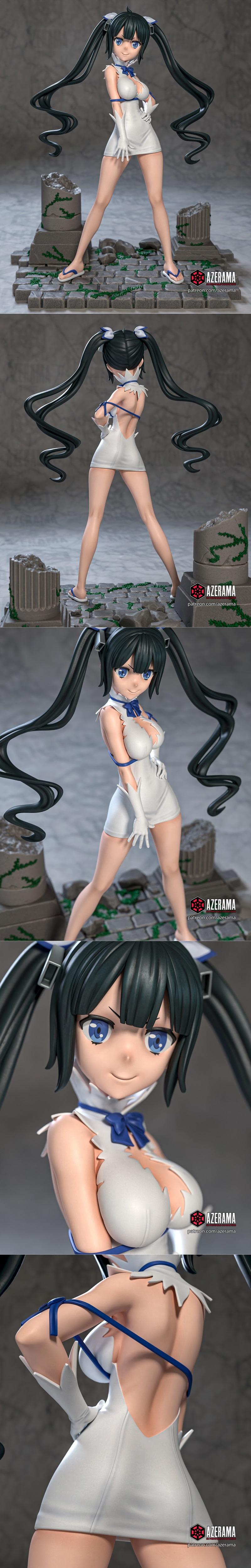 Azerama旗下3D打印模型：Hestia角色模型|Azerama – Hestia – 3D Print Model STL