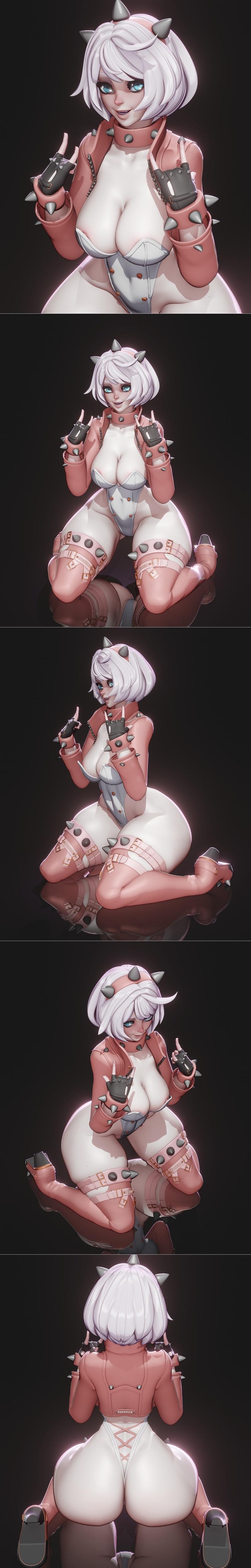RushZilla – Elphelt Valentine – 3D Print Model STL