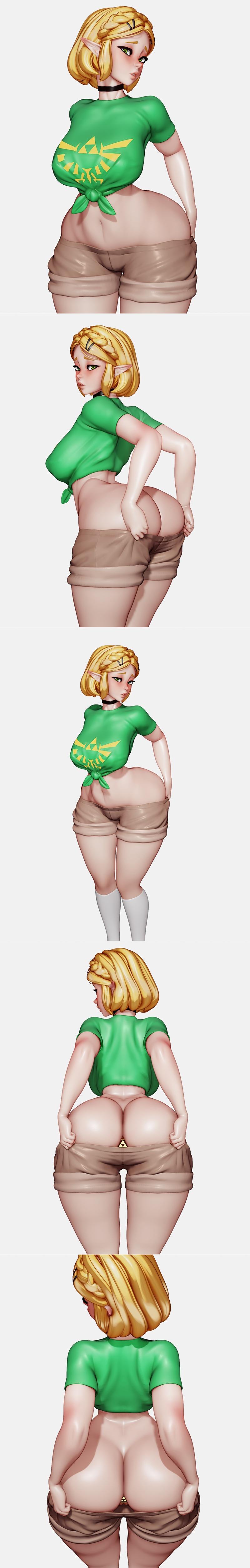 RushZilla - 奇幻冒险系列 - 银色剑士3D打印模型|RushZilla – Zelda – 3D Print Model STL