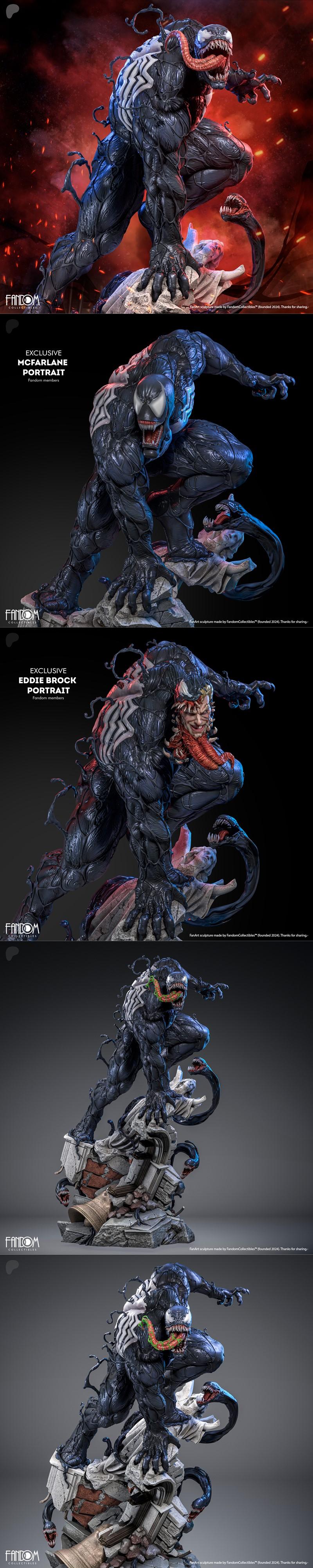 Venom 3D打印模型|Fandom Collectibles – Venom – 3D Print Model STL
