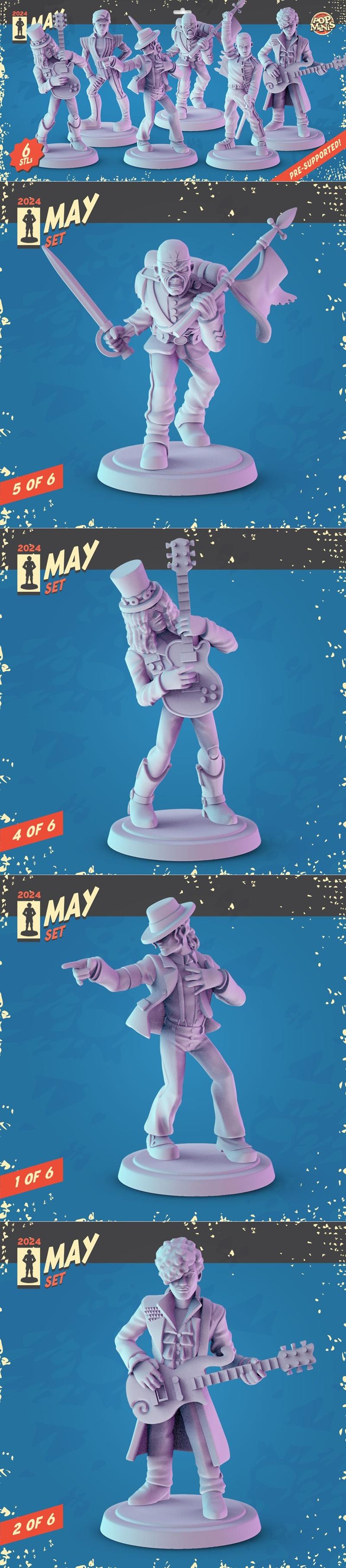 Pop Minis 2024五月新品——3D打印模型STL|Pop Minis May 2024 – 3D Print Model STL