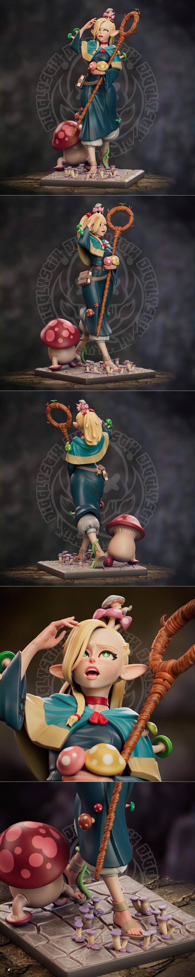 Jigglystix - 马西尔 - 3D打印模型|Jigglystix – Marcille – 3D Print Model STL