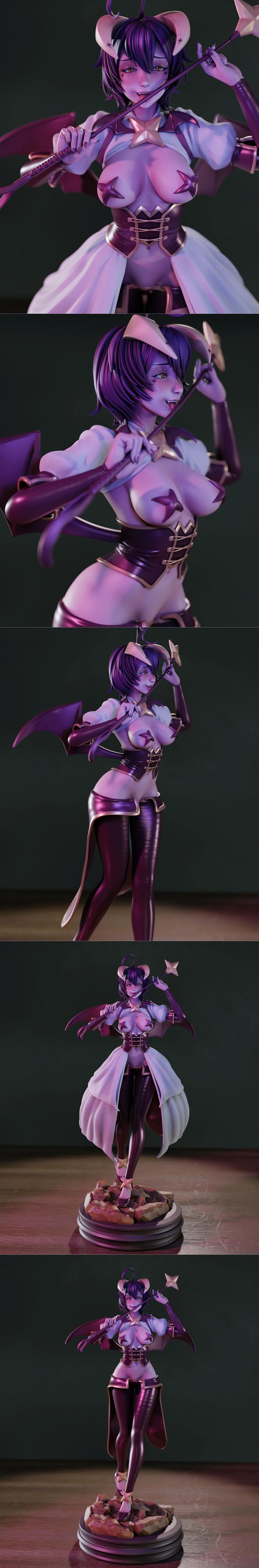 Momoji - 《春日野花》3D打印模型|Momoji – Hiiragi Utena – 3D Print Model STL
