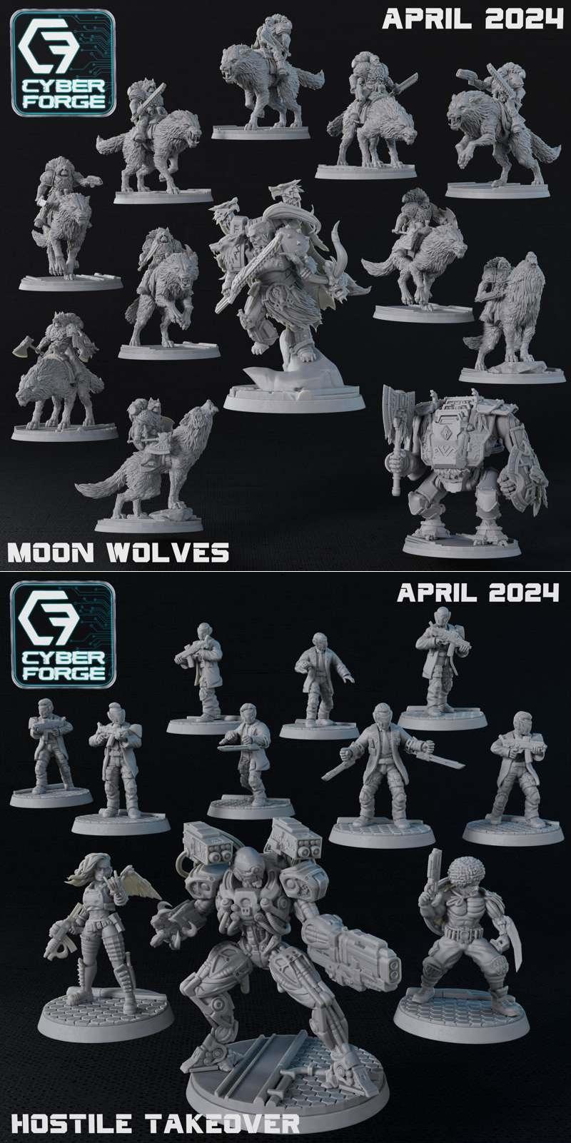 Cyber Forge — 《主机入侵》3D打印模型|Cyber Forge – Hostile Takeover April 2024 – 3D Print Model STL