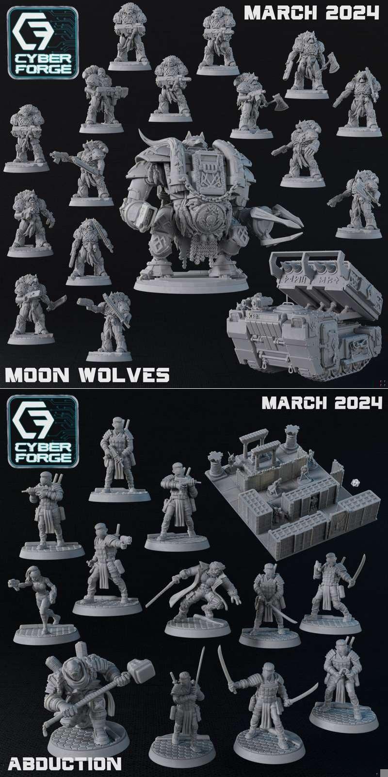 Cyber Forge — 3D打印模型：夺走之月 2024|Cyber Forge – Abduction March 2024 – 3D Print Model STL