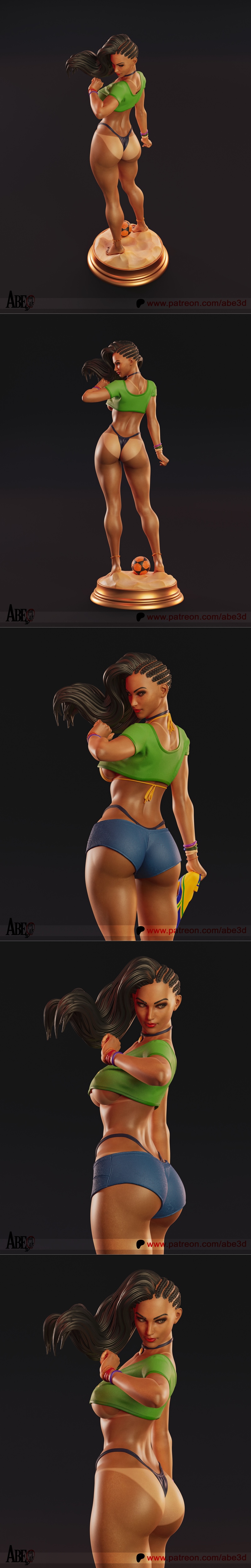 Abe3D – 艾米莉亚模型 – 拉拉·马茨达 3D打印模型|Abe3D – Laura Matsuda – 3D Print Model STL