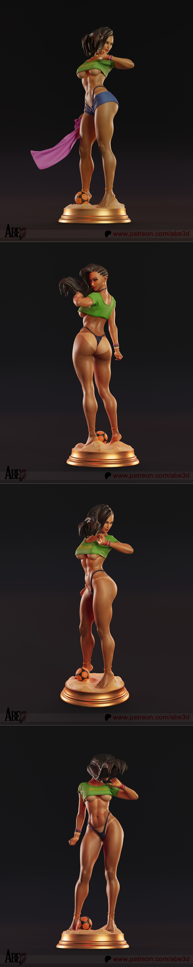 Abe3D – 艾米莉亚模型 – 拉拉·马茨达 3D打印模型|Abe3D – Laura Matsuda – 3D Print Model STL