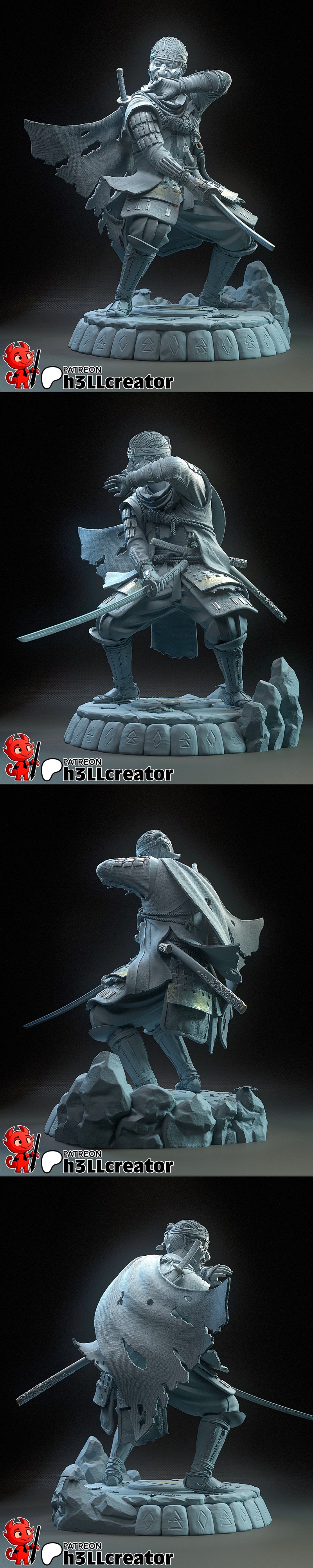 h3LL creator – Jin Sakai – 3D Print Model STL