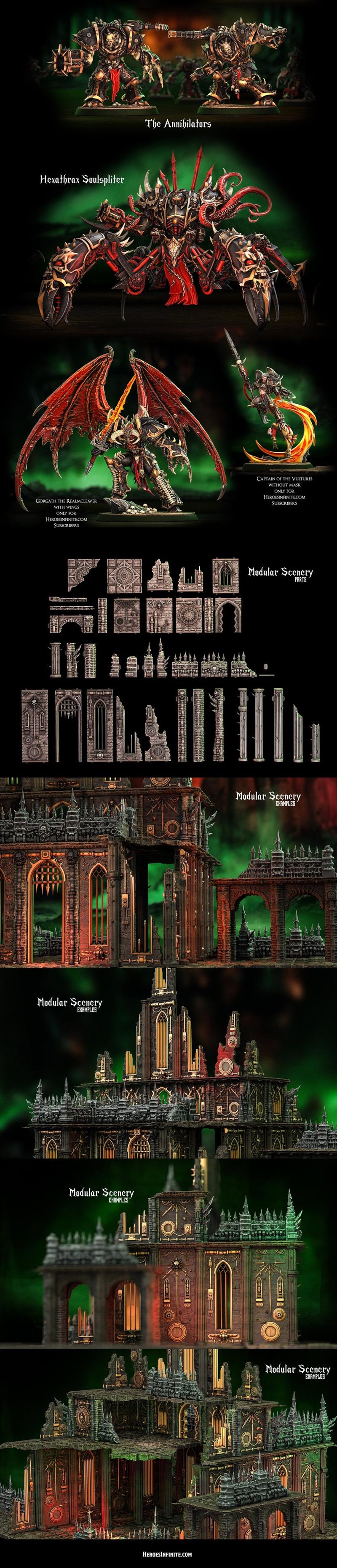 英雄无限——银河混沌之战 3D打印模型 STL|Heroes Infinite – Chaos Across the Galaxy June 2024 – 3D Print Model STL