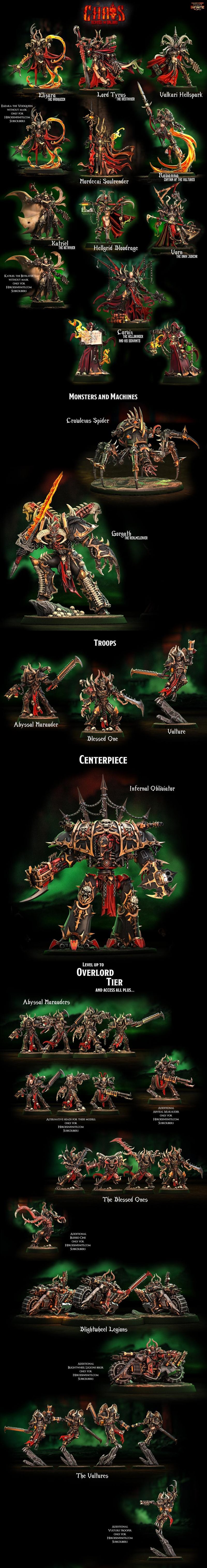 英雄无限——银河混沌之战 3D打印模型 STL|Heroes Infinite – Chaos Across the Galaxy June 2024 – 3D Print Model STL