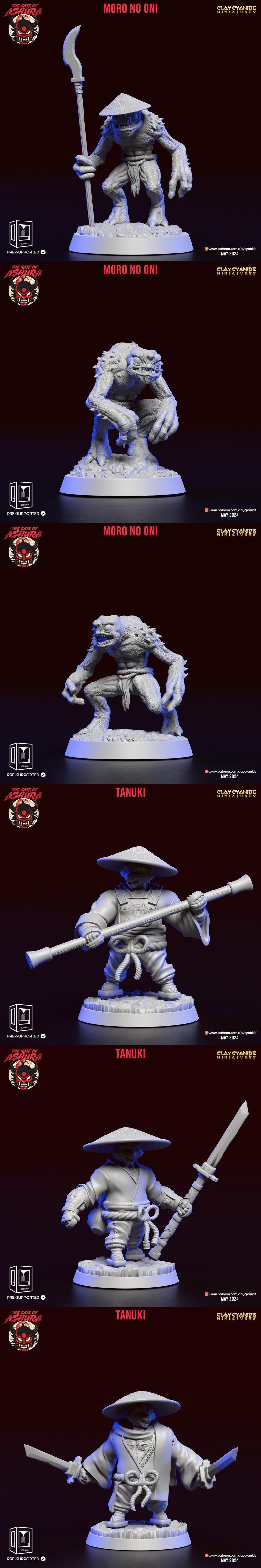Clay Cyanide Miniatures – Gate of Ashura May 2024 – 3D Print Model STL