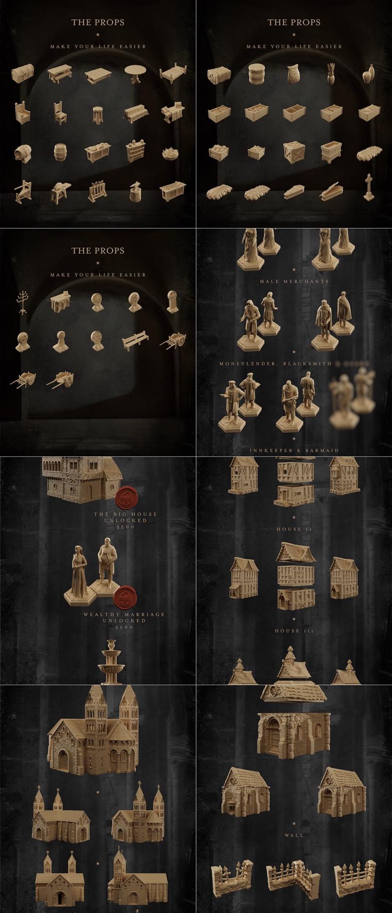 Skadi工作室·第一章·建造村庄·3D打印模型|Skadi Studios – Chapter 1 – Build the Village – 3D Print Model STL