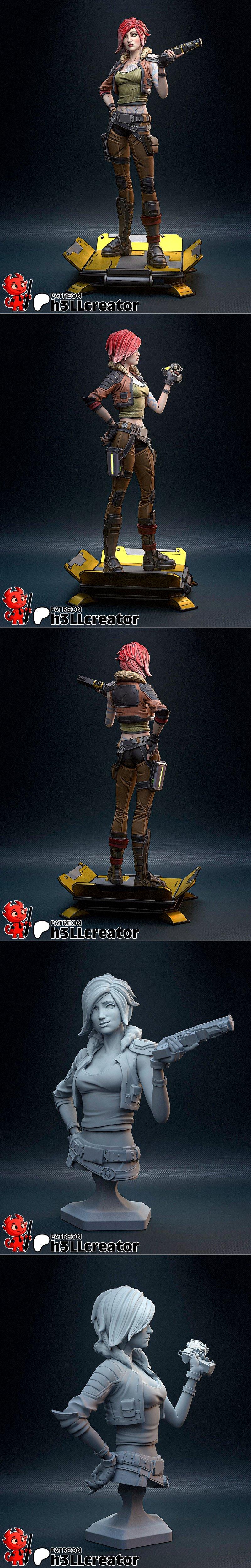 H3LL创作者 - 基于Lilith的3D打印模型|h3LL creator – Lilith – 3D Print Model STL