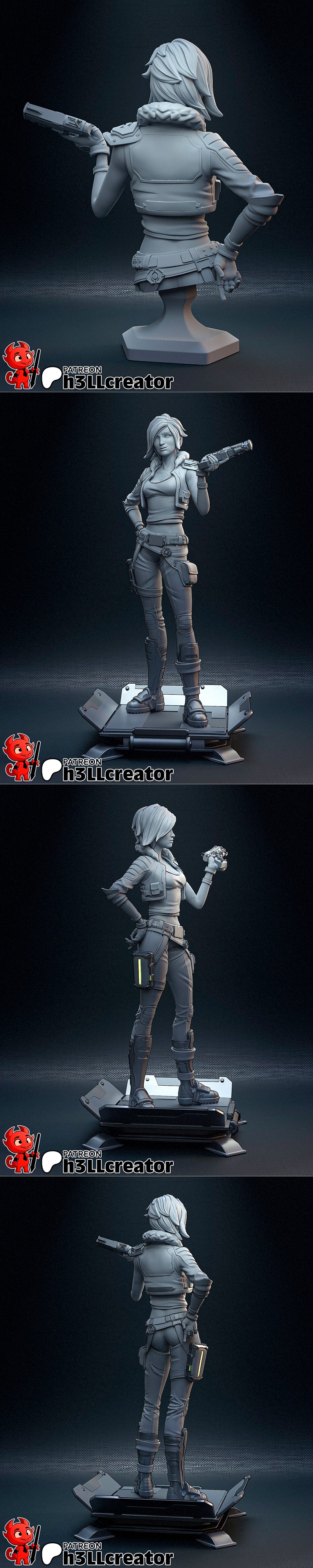 H3LL创作者 - 基于Lilith的3D打印模型|h3LL creator – Lilith – 3D Print Model STL