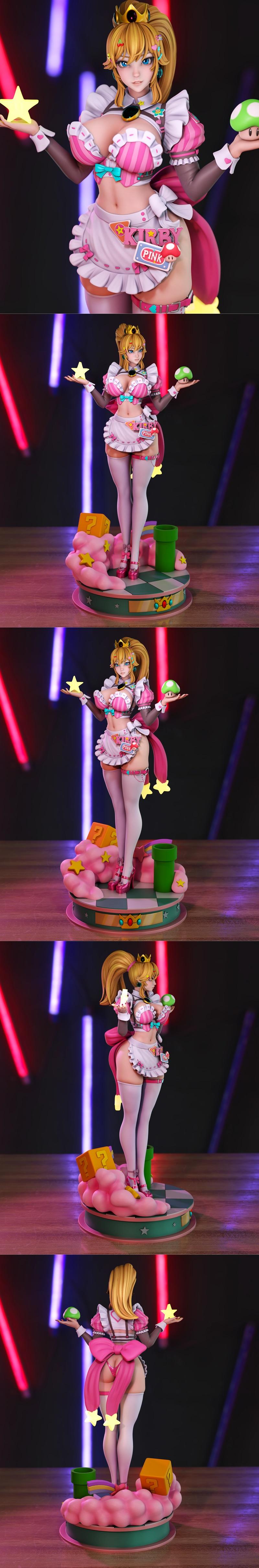Momoji Peach 3D打印模型|Momoji – Peach – 3D Print Model STL