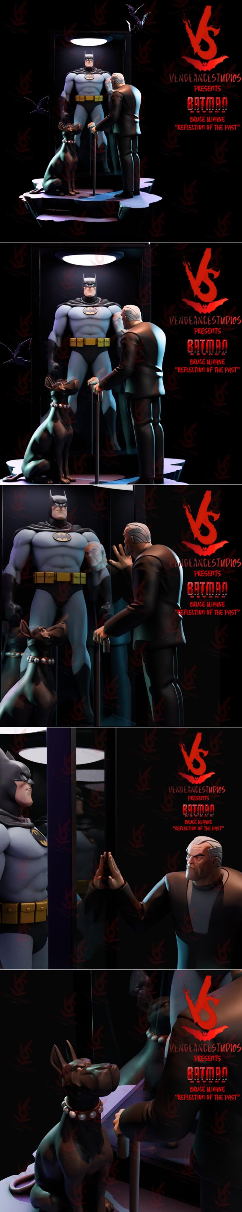 Vengeancestudios – 电影版蝙蝠侠 3D打印模型|Vengeancestudios – Batman Byond Old Bruce Reflections – 3D Print Model STL