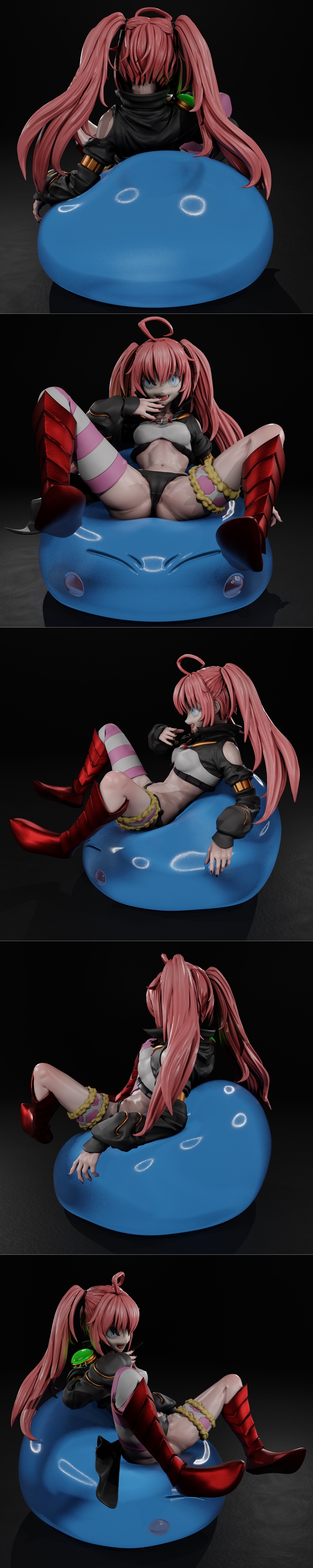 Milim 3D打印模型：Gr8角色立体雕刻版|Gr8 – Milim – 3D Print Model STL